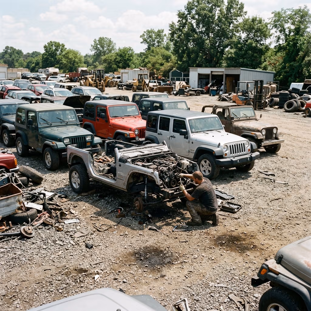 Jeep Wrangler Junkyard Parts Guide: TJ, JK & JL Interchange Breakdown
