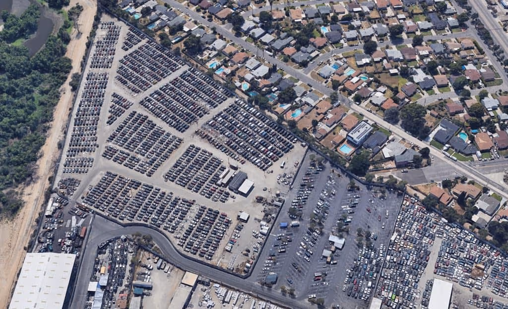 LKQ Pick Your Part – Monrovia California Inventory