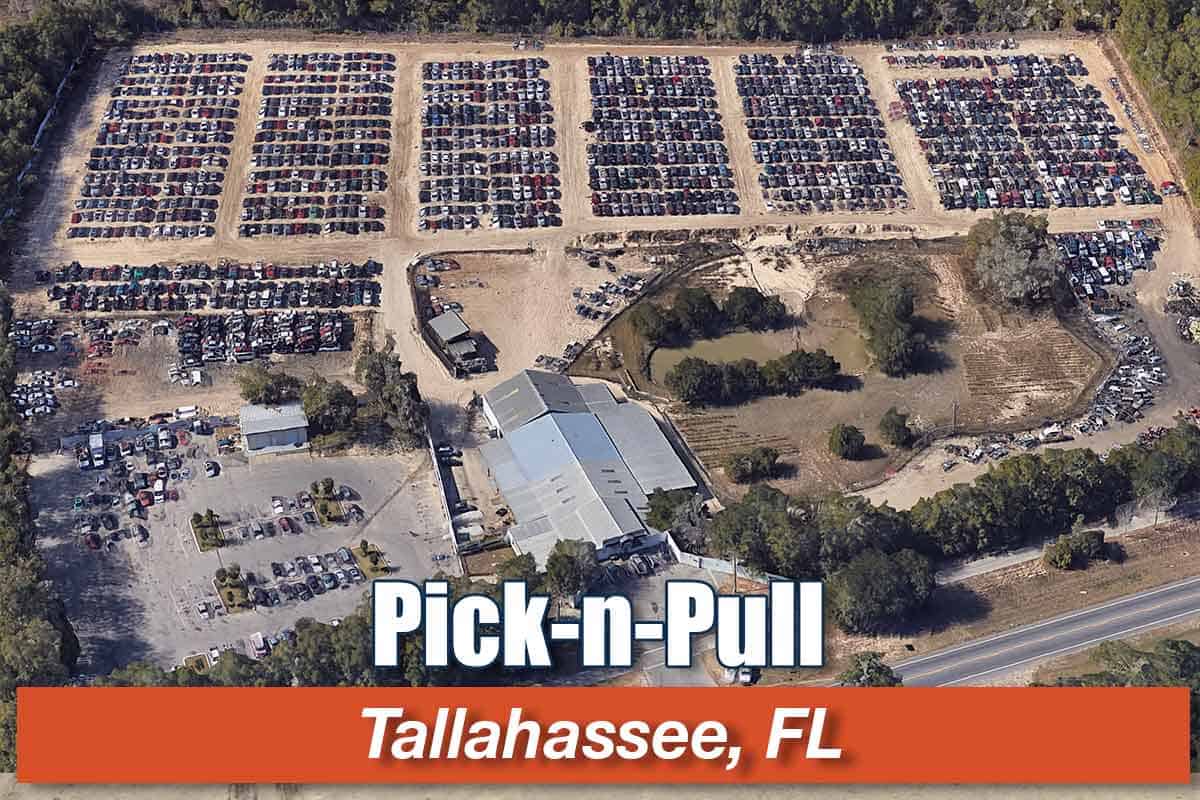 Aereal view of  Pick-n-Pull at 3900 Woodville Hwy, Tallahassee, FL 32305