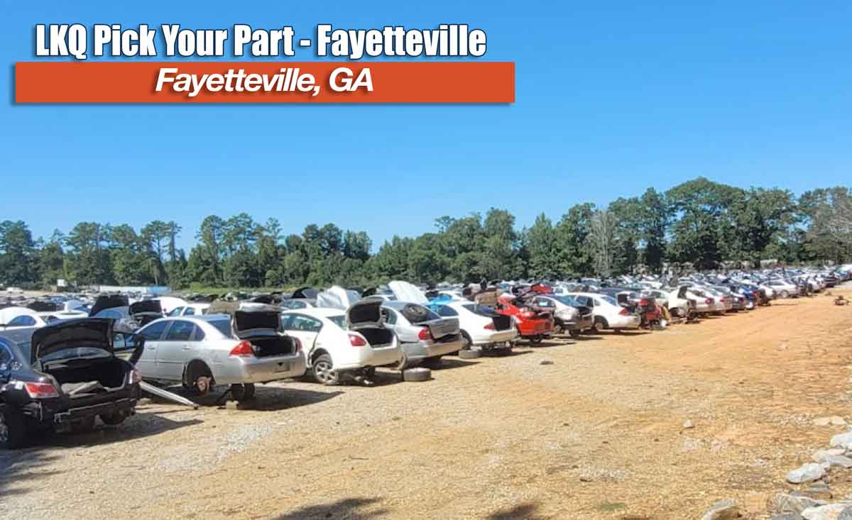 LKQ Pick Your Part - Fayetteville Salvage yard at 155 Roberts Rd Fayetteville, GA, 302141