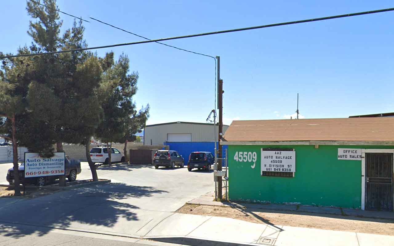 AA2 Auto Salvage and Recycling at 45509 Division St, Lancaster, CA 93535