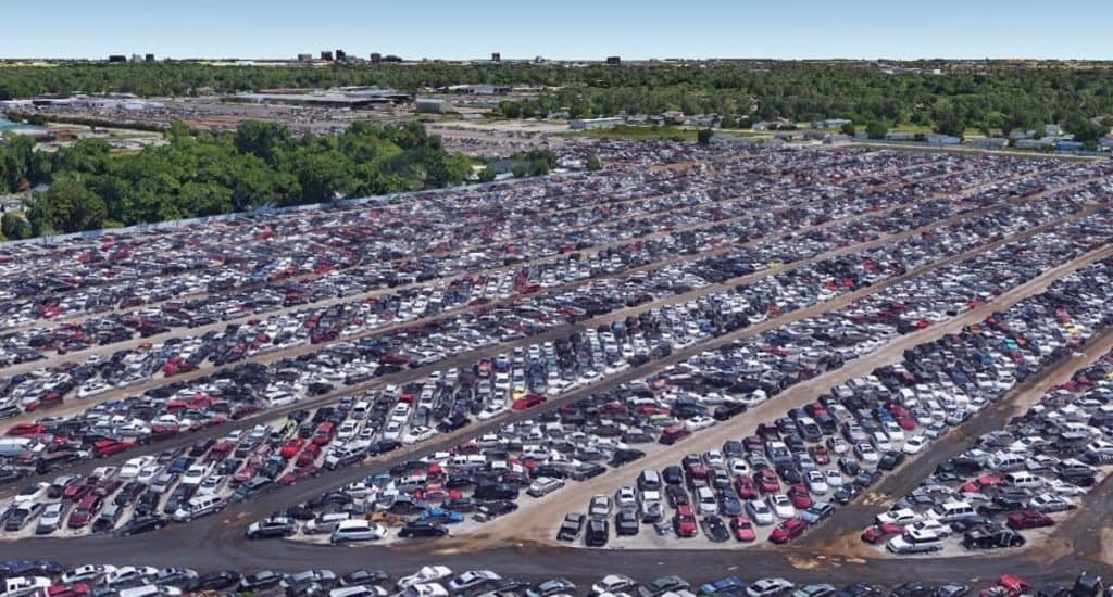 pull a part junkyard