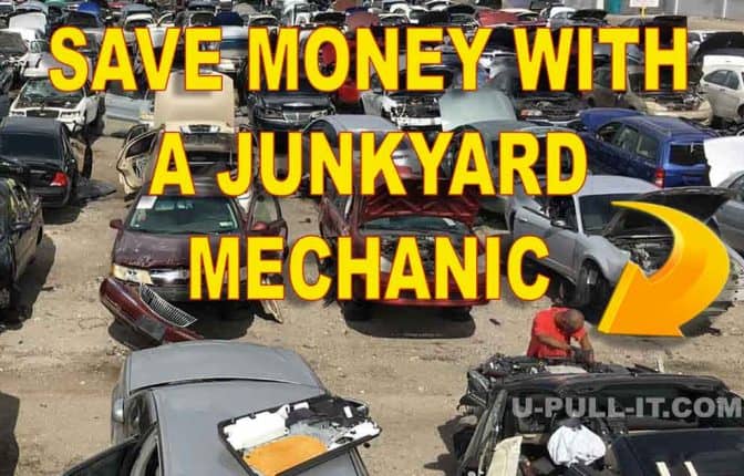 Learn to save money at the junkyard with a mechanic there
