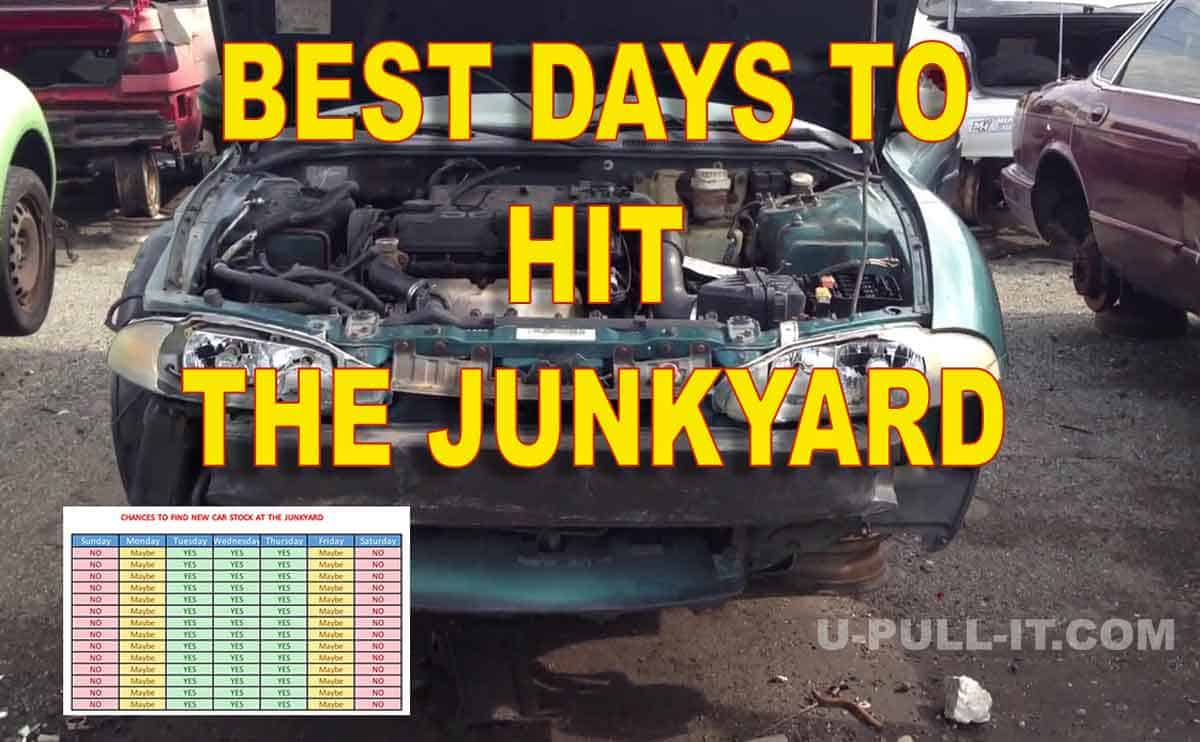 The best day to visit the junkyard are