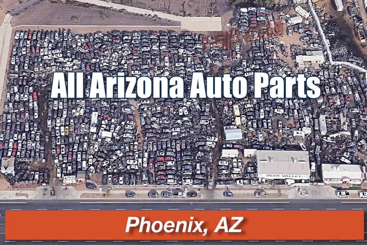 Drone view of  All Arizona Auto Parts at 3010 W Broadway Rd, Phoenix, AZ 85041