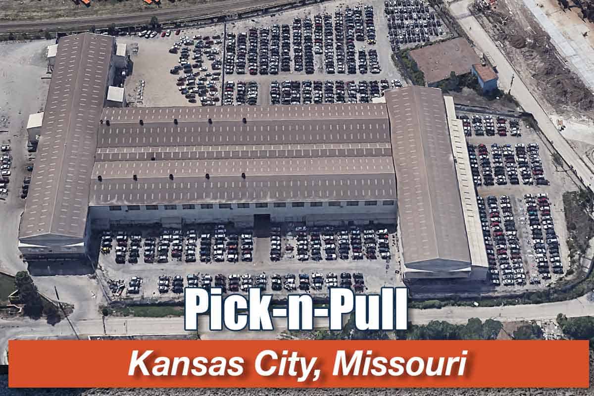 Aerial view of Pick-n-Pull at 7700 E Winner Rd, Kansas City, MO 64125