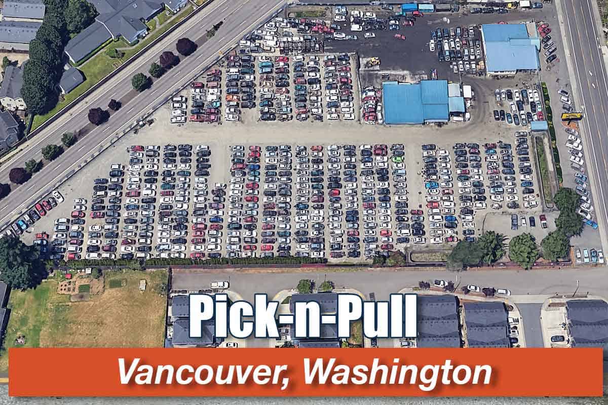 Aerial view of Pick-n-Pull at 9605 NE 76th St, Vancouver, WA 98662