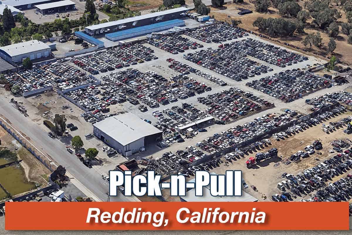 Aerial view of Pick-n-Pull at 19919 Viking Way, Redding, CA 96003