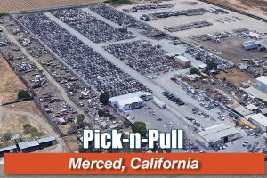 Aerial view of Pick-n-Pull at 1150 E Childs Ave, Merced, CA 95340