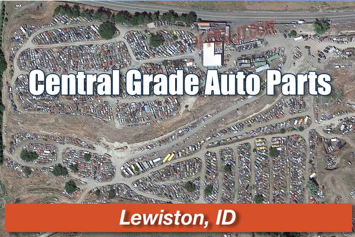 Drone view of Central Grade Auto Parts at 26195 Central Grade Rd, Lewiston, ID 83501