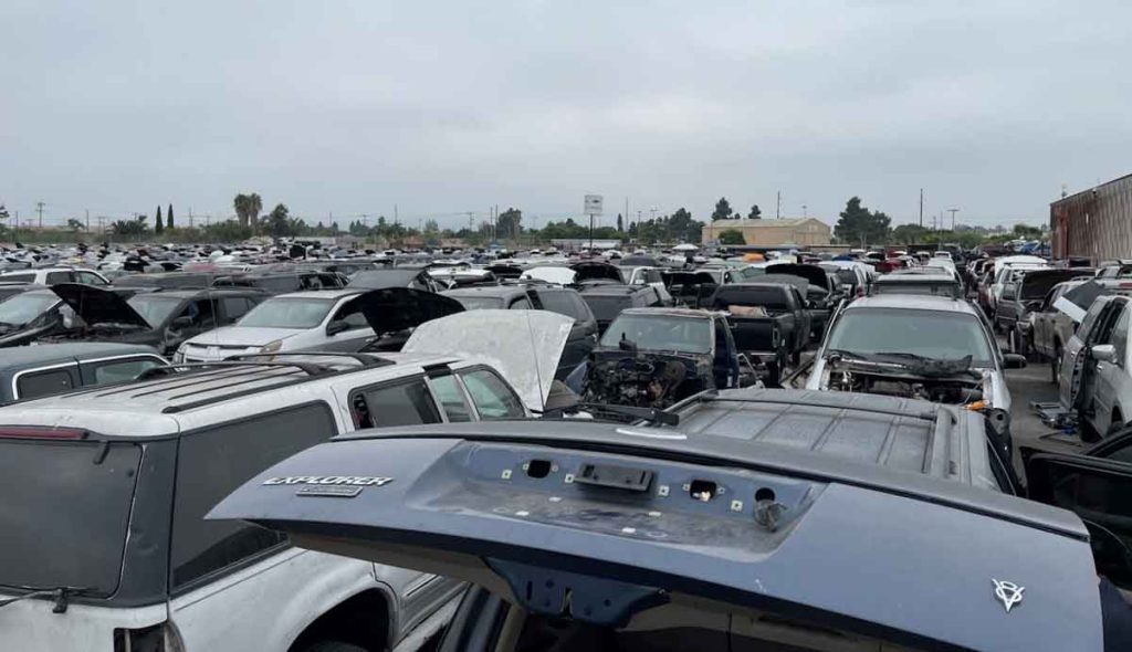 LKQ Pick Your Part Wilmington California Junk Cars Inventory