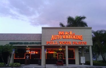 M & L Auto Wrecking & Parts Auto parts store at 4100 S Military Trail