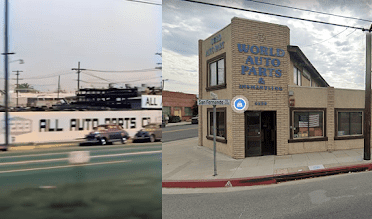 World Auto Parts Used auto parts store at 5228 San Fernando Rd