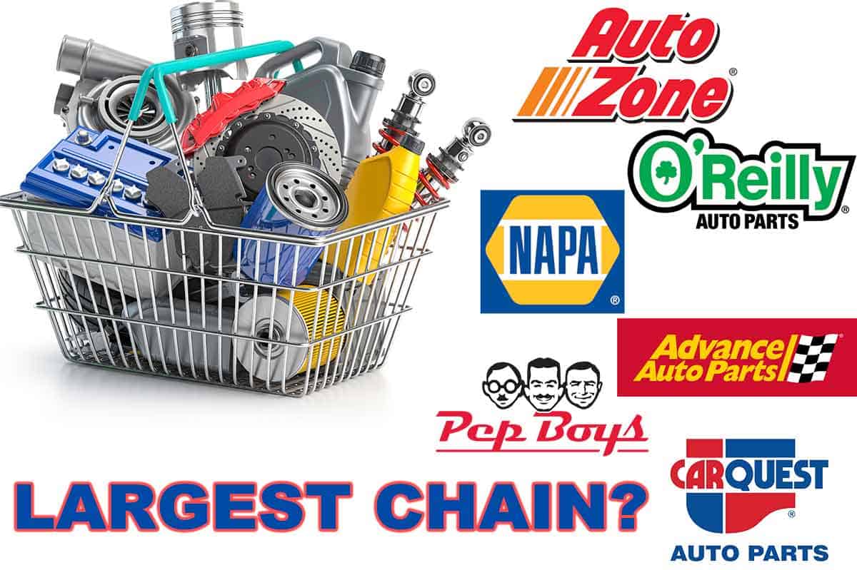 Largest auto parts stores chains in the USA