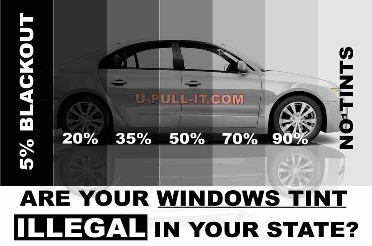 States where car window tint is illegal