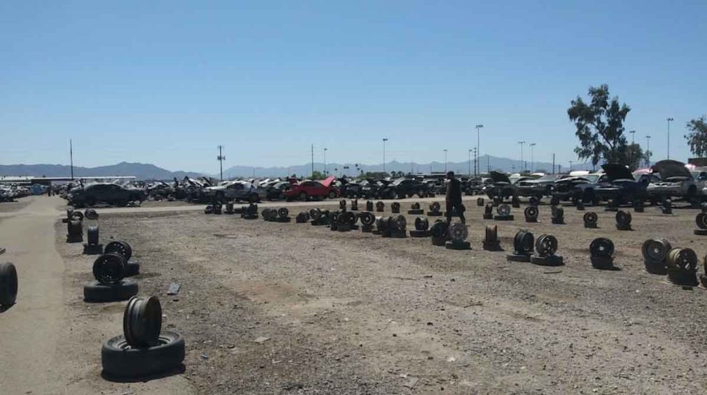 Junk cars rotation at Pull-A-Part