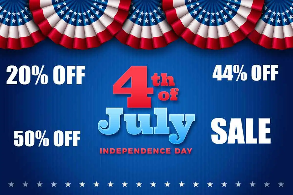 4th Of July Discount Sale