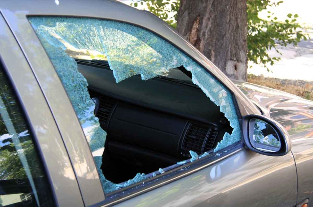 Smash and grab car window replacement