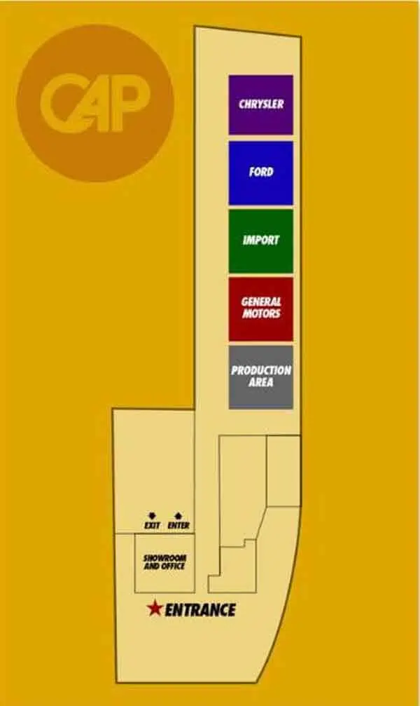 Chesterfield Auto Parts Fort Lee Junkyard Map