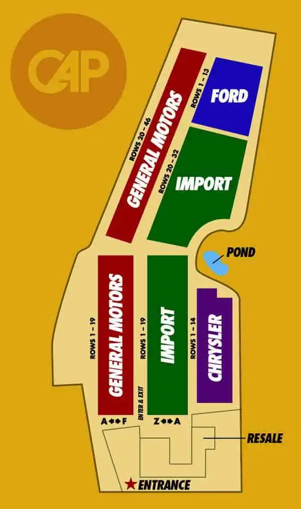 Chesterfield Auto Parts Richmond Junkyard Map