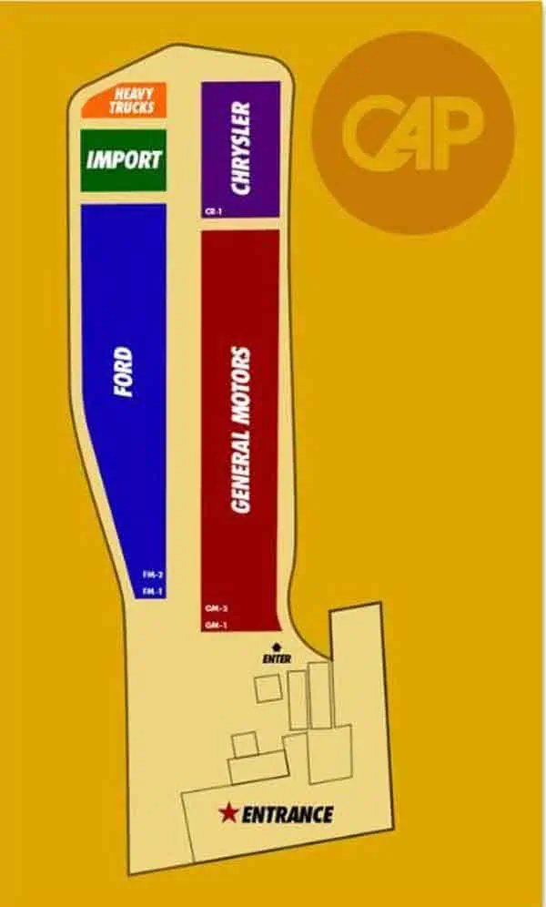 Chesterfield Auto Parts Southside Junkyard Map