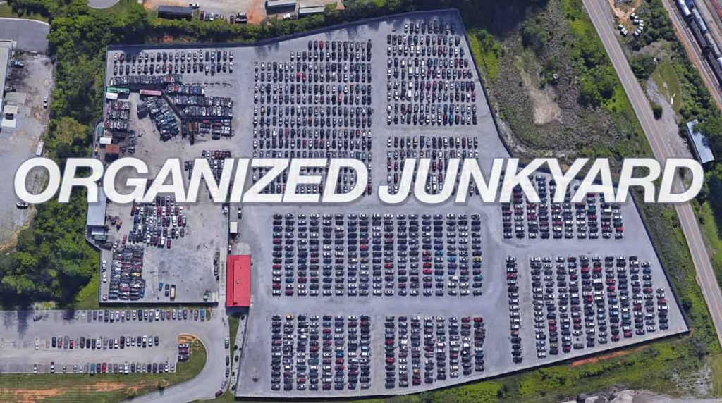 Junkyards can be well organized and secure