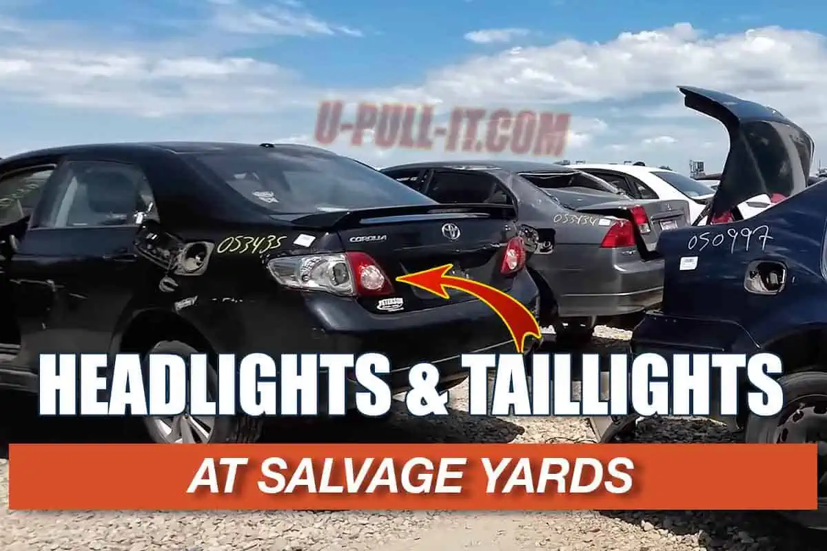 Used OEM Headlights and Taillights From Auto Salvage Yards