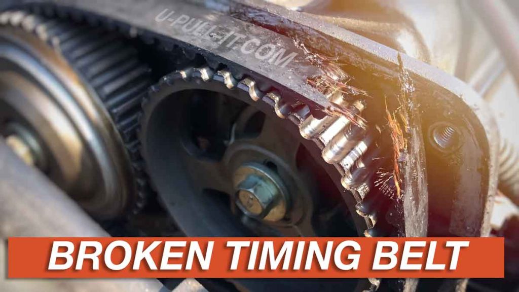 Broken timing belt replacement