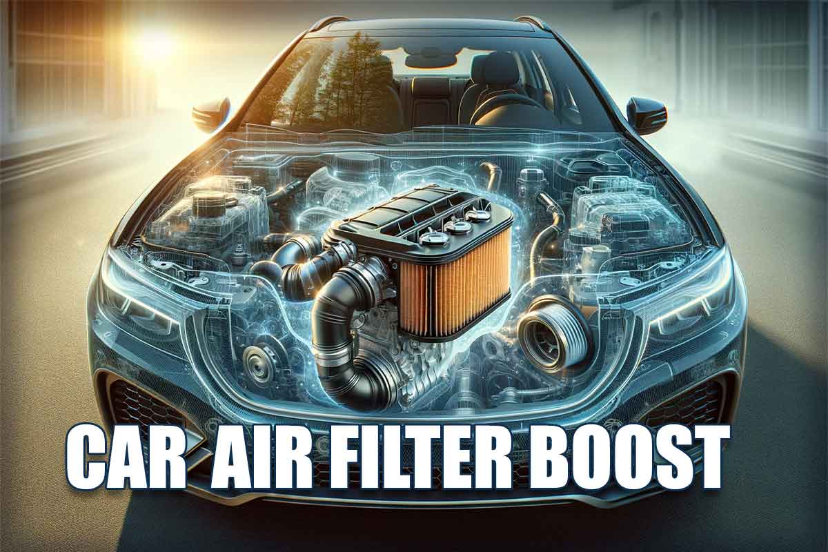 CAR ENGINE AIR FILTER PERFORMANCE BOOST