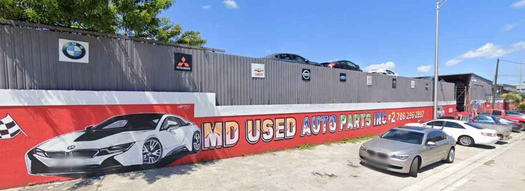 MD USED AUTO PARTS INC. II at 375 W 22nd St, Hialeah, FL 33010