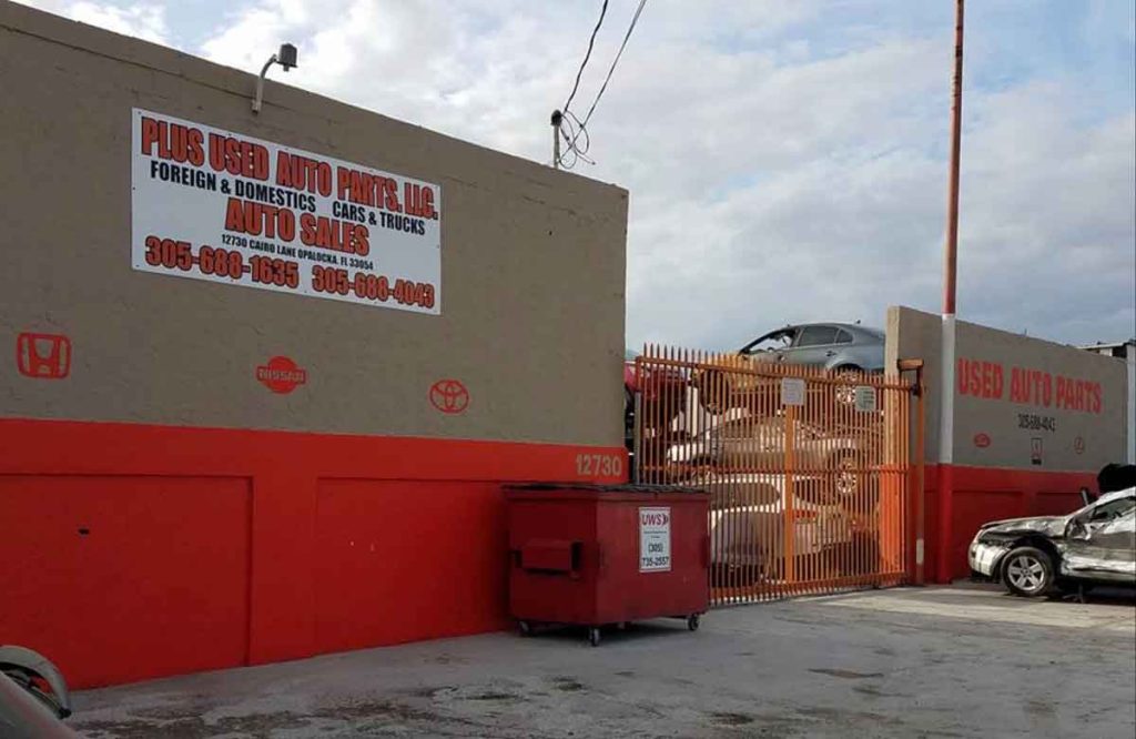 Plus Used Auto Parts at 12730 Cairo Ln, Opa-locka, FL 33054