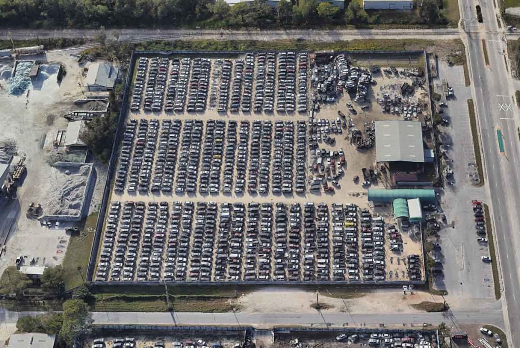 LKQ Pick Your Part Bradenton Florida Junk Cars Inventory